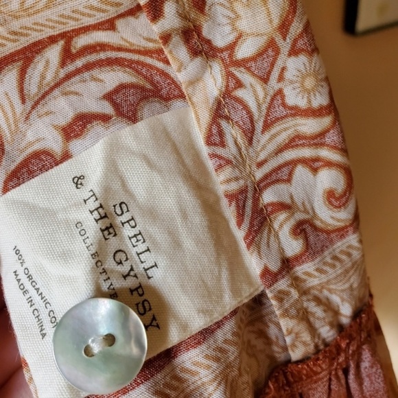 SPELL Sloan Maxi Skirt in Ochre - Picture 12 of 12